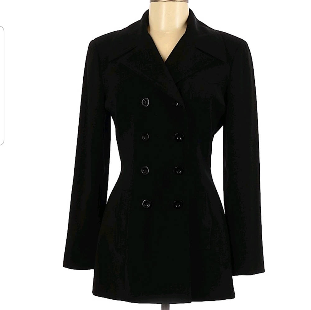 Black peacoat